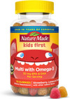 Nature Made Kids 1st Multivitamin w/ Omega-3 Dietary Supplement Gummies - Strawberry Lemon & Orange - 70ct Thumbnail Image