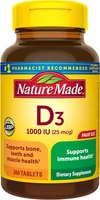 Nature Made D3 1000 IU - 300 Tablets Thumbnail Image