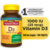Nature Made D3 1000 IU - 300 Tablets Thumbnail Image