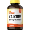 Sundance Calcium 600 mg + Vitamin D3 800 IU - 200 Coated Caplets Thumbnail Image
