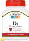 21st Century D3-2000 IU Softgels  250 ct Thumbnail Image