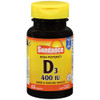 Sundance Vitamins High Potency D3 400 IU Vitamin Supplement - 60 Tablets Thumbnail Image
