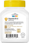 21st Century B-12 5000 mcg Tablets Sublingual - 110 ct Thumbnail Image