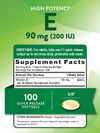 Nature's Truth High Potency E 200 IU Quick Release - 100 Softgels Thumbnail Image