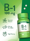 Nature's Truth B-1 100 mg - 100 Tablets Thumbnail Image
