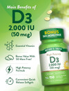 Nature's Truth High Potency Vitamin D3 2000 IU Quick Release Softgels - 150 ct Thumbnail Image