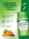 Nature's Truth Turmeric Curcumin Complex 500 mg plus Black Pepper Extract Quick Release Capsules - 60 ct Thumbnail Image