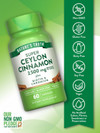 Nature's Truth Super Cinnamon plus Biotin & Chromium Quick Release Capsules - 60 ct Thumbnail Image