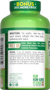Nature's Truth Fish Oil 2,400 mg Quick Release Softgels Natural Lemon Flavor - 120 ct Thumbnail Image