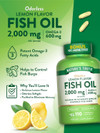 Nature's Truth Vitamins Odorless Fish Oil 1000 mg Lemon Flavor - 110 Softgels Thumbnail Image