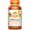 Sundown Naturals Omega 3-6-9 Flax, Fish & Borage Oils Softgels - 200 ct Thumbnail Image