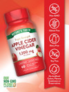 Nature's Truth Apple Cider Vinegar 1200 mg Quick Release Capsules Triple Strength - 60 ct Thumbnail Image