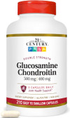 21st Century Glucosamine and Chondroitin Double Strength -210 Easy Swallow Capsules Thumbnail Image