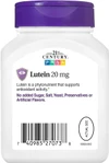 21st Century Lutein 20 mg Softgels - 60 ct Thumbnail Image