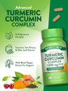 Nature's Truth Advanced Turmeric Curcumin Complex 1500 mg per Serving - 60 Capsules Thumbnail Image