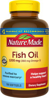 Nature Made Fish Oil 1200 mg Softgels - 100ct Thumbnail Image