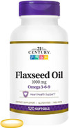 21st Century Flaxseed Oil 1000 mg - 120 Softgels Thumbnail Image