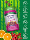 Nature's Truth Hair, Skin & Nails Gummies 2500 mcg Biotin Fruit Flavor - 80 ct Thumbnail Image