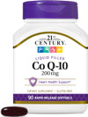 21st Century Co Q-10 200 mg Softgels Extra Strength - 90 ct Thumbnail Image