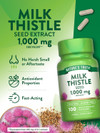 Nature's Truth Milk Thistle Seed Extract 1000 mg Quick Release Capsules - 100 ct Thumbnail Image