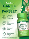 Nature's Truth Odorless Garlic & Parsley Dietary Supplement Quick Release - 100 Softgels Thumbnail Image