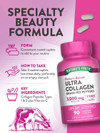 Nature's Truth Vitamins Hydrolyzed Collagen Type I & III plus Vitamin C - 90 Coated Caplets Thumbnail Image