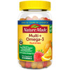 Nature Made Adult Gummies Multi + Omega-3 Dietary Supplement Strawberry, Lemon & Orange Flavors - 80 ct Thumbnail Image