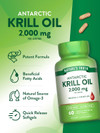 Nature's Truth 100% Pure Red Krill Oil 2000 mg Omega -3 Quick Release Softgels - 60 ct Thumbnail Image