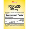 Sundance Vitamins Folic Acid 800 mcg - 250 Tablets Thumbnail Image