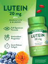 Nature's Truth Lutein 20 mg plus Zeaxanthin & Bilberry Quick Release Softgels - 39 ct Thumbnail Image