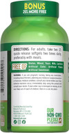 Nature's Truth Natural Lemon Flavor Fish Oil 1200 mg Quick Release Softgels - 250 Softgels Thumbnail Image