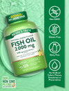 Nature's Truth Natural Lemon Flavor Fish Oil 1000 mg Quick Release Softgels - 125 ct Thumbnail Image