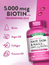 Nature's Truth Superior Strength Hair, Skin & Nails with Biotin plus Argan Oil, Coconut Oil, Collagen - 165 Softgels Thumbnail Image