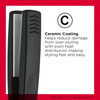Revlon Hair Straightener - 1", Black Thumbnail Image
