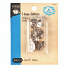 Jean Buttons - 6 pc - Nickel, 6 pc Thumbnail Image