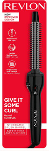 Revlon Perfect Heat Curling Iron Brush - Black, 3/4" Thumbnail Image