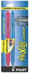 Frixion Clicker Retractable Erasable Gel Pens - Asst, 2 pk Fine Thumbnail Image