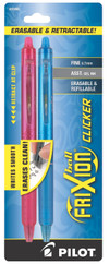 Frixion Clicker Retractable Erasable Gel Pens - Asst, 2 pk Fine Thumbnail Image