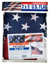 American Cotton Flag Replacement - Red/White/Blue, 3'x5' Thumbnail Image