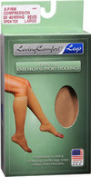 Loving Comfort Knee High Support Sleeve for Pain Relief Stockings, Open Toe X-Firm Beige Large – for Incontinence Protection and Confidence Thumbnail Image