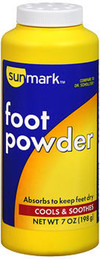 Sunmark Foot Powder - 7 oz Thumbnail Image