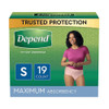 Depend Fit-Flex Underwear for Women Small Maximum Absorbency - 2 Packs of 19 ct Thumbnail Image