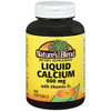 Nature's Blend Liquid Calcium 600 mg with D3 Softgels - 100 ct Thumbnail Image