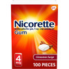 Nicorette Gum 4mg Cinnamon Surge - 100 ct Thumbnail Image
