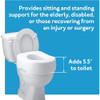 Carex Raised Toilet Seat, 5 1/2" Thumbnail Image