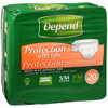 Depend Fitted Brief Small/Medium 3 pks of 20 Thumbnail Image