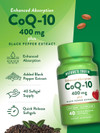 Nature's Truth Enhanced Absorption CoQ-10 400mg Plus Black Pepper Extract Quick Release Softgels - 40 ct Thumbnail Image