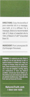Nature's Truth Essential Oil Lemongrass - .5 oz Thumbnail Image