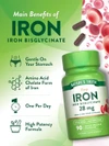 Nature's Truth Easy Iron 28mg Quick Release Capsules - 90 ct Thumbnail Image