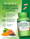 Nature's Truth Standardized Turmeric Curcumin Complex 2000 mg per Serving Capsules - 90 ct Thumbnail Image